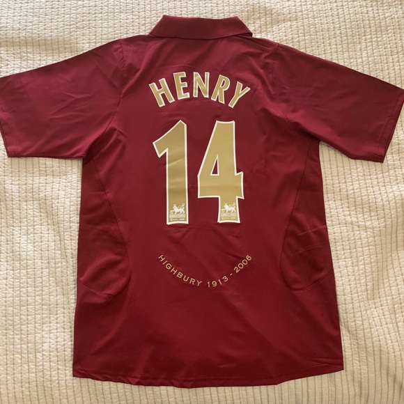 2005/06 Arsenal F.C. Away Jersey - Henry #14 - Picture 2 of 3